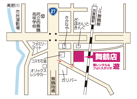 舞鶴店地図
